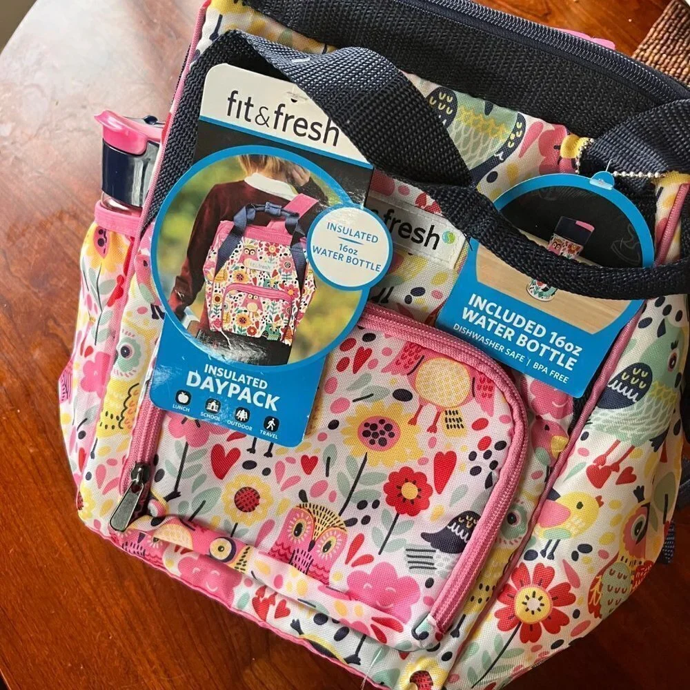 Fit & Fresh Insulated Daypack/Backpack- New‎ with Tags